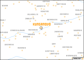 map of Kunganovo