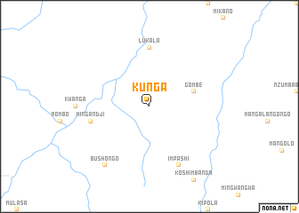 map of Kunga