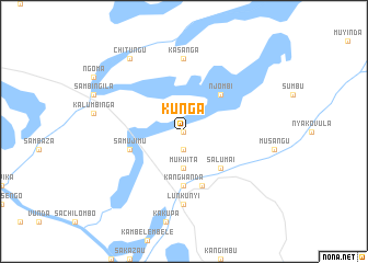map of Kunga