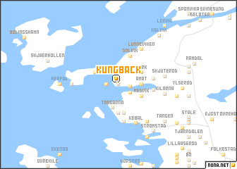 map of Kungbäck