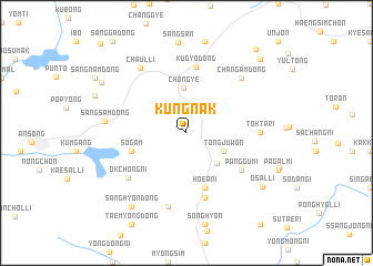 map of Kŭngnak