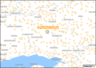 map of Kŭngnang-ni