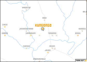 map of Kungongo