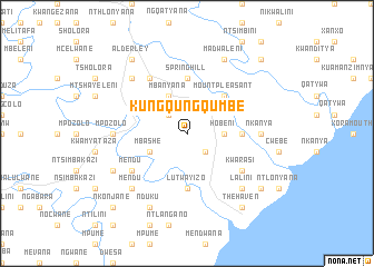 map of KuNgqungqumbe