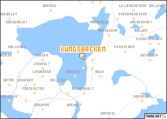 map of Kungsbacken