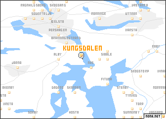 map of Kungsdalen