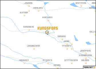 map of Kungsfors