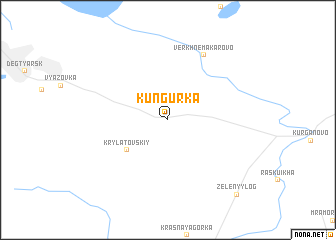 map of Kungurka