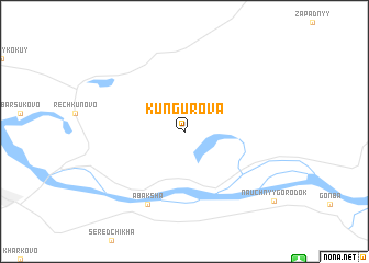 map of Kungurova