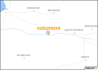 map of Kungurovka