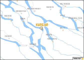 map of Kungur