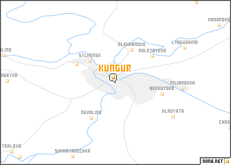 map of Kungur