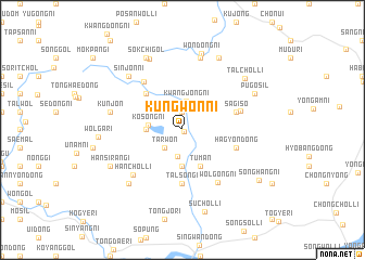 map of Kungwŏn-ni