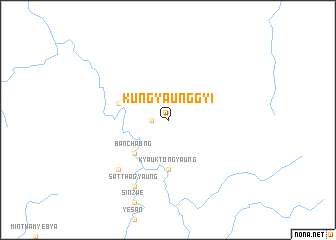 map of Kungyaunggyi