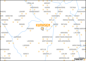 map of Kunhsem