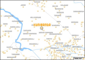 map of Kūni Bānda