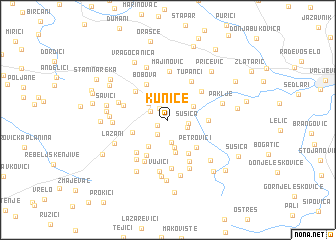 map of Kunice