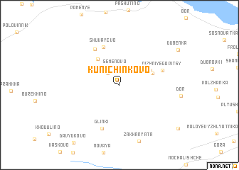 map of Kunichinkovo
