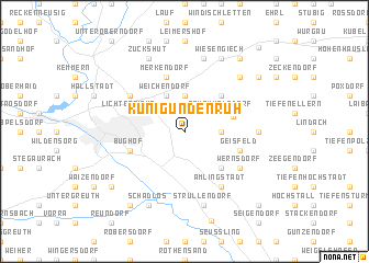 map of Kunigundenruh