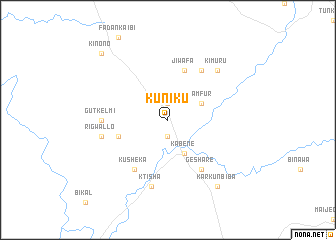 map of Kuniku