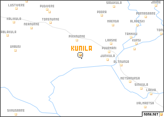 map of Kunila