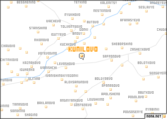 map of Kunilovo