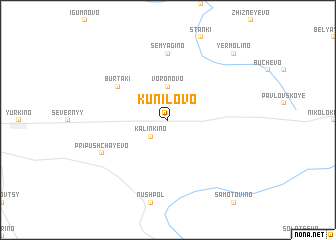 map of Kunilovo