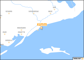 map of Kunini