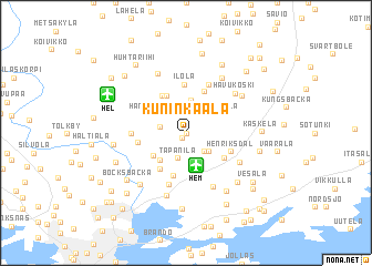 map of Kuninkaala