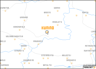 map of Kunino