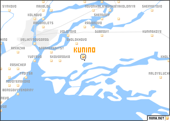 map of Kunino