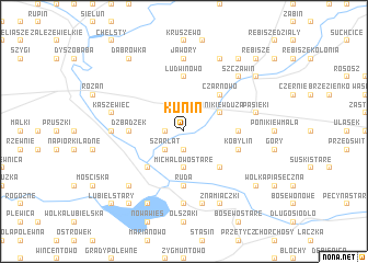 map of Kunin