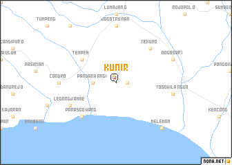 map of Kunir