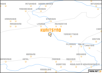 map of Kunitsyno