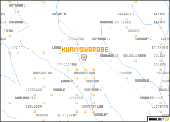 map of Kuniyo Warabe