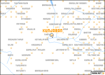 map of Kunjaban