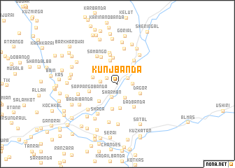 map of Kunj Bānda