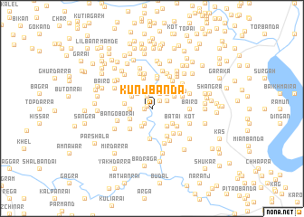 map of Kunj Bānda