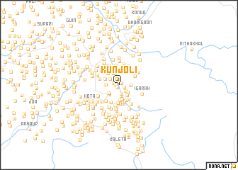 map of Kunjoli