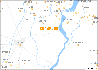 map of Kunjpura