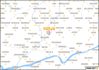 map of Kunju