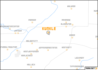 map of Kunkle