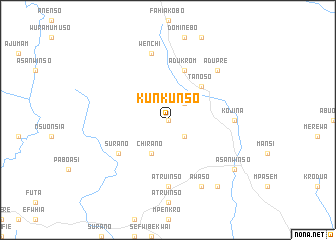 map of Kunkunso