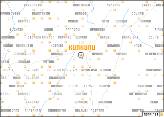 map of Kunkunu