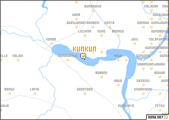 map of Kunkun