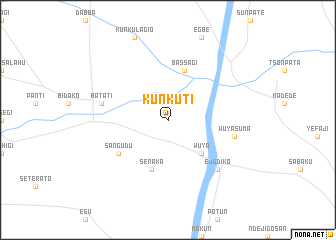 map of Kunkuti