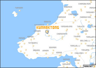 map of Kunmak-tong