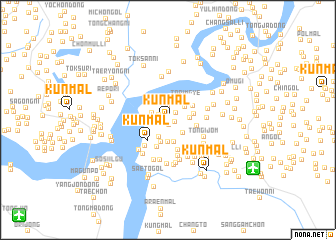 map of Kŭn-mal