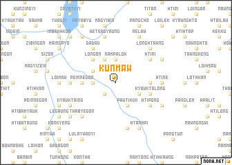 map of Kunmaw