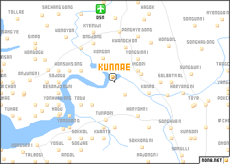 map of Kŭnnae